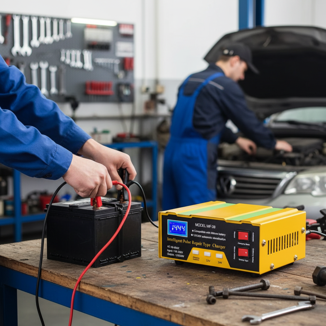 Automatski punjač akumulatora 12–24V