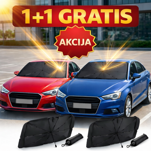 Kišobran za šoferšajbnu automobila - 1+1 GRATIS akcija