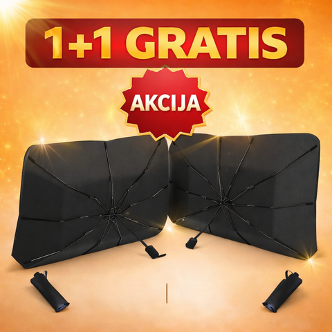 Kišobran za šoferšajbnu automobila - 1+1 GRATIS akcija