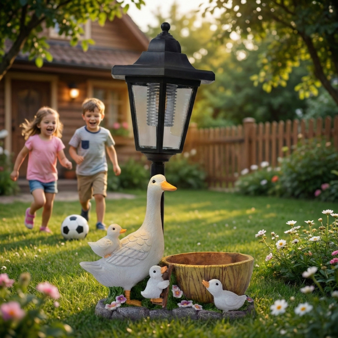 Solarna lampa sa figurama