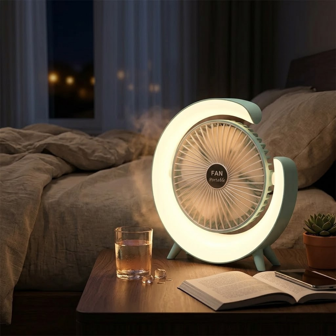Stoni ventilator sa 3 brzine i LED svetlom