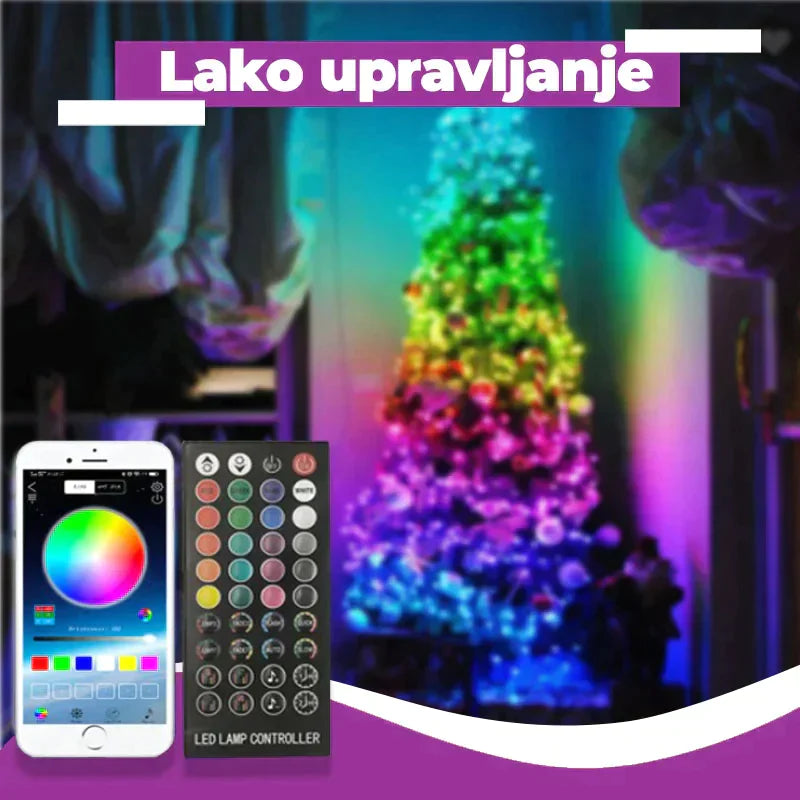 Ukrasne LED Bluetooth Sijalice za jelku - 10m - Mangoshop.rs